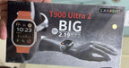 Premium Smartwatch with Orange Sport Band - Fitness Tracker & Health Monitor