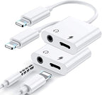 Apple iPhone Connector Lightning to 3.5mm Earphone Jack & Mobile Charging Jack