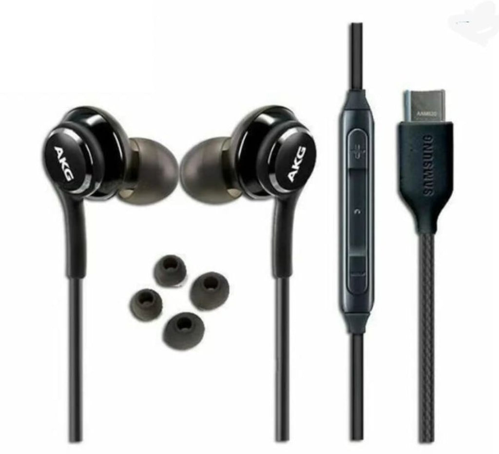 AKG USB-C Wired Earphones by Samsung - Premium In-Ear Headphones with Mic