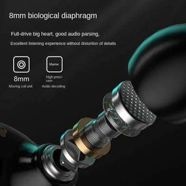 Premium Hi-Fi Earbuds - 8mm Biological Diaphragm with Master Audio Decoding
