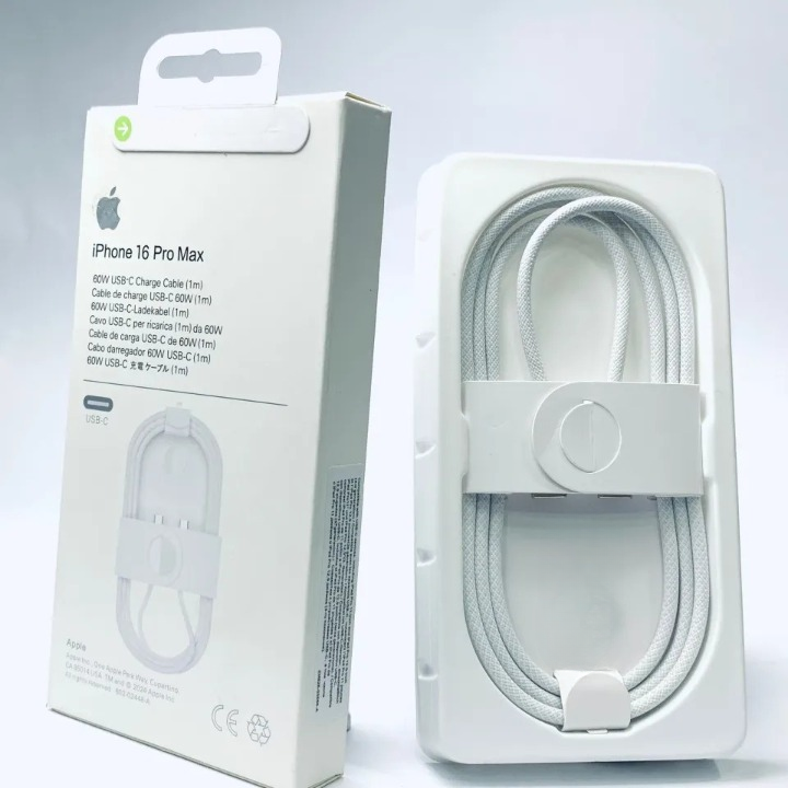 iPhone 16 Pro Max USB-C Charge Cable 60W - 1m Braided