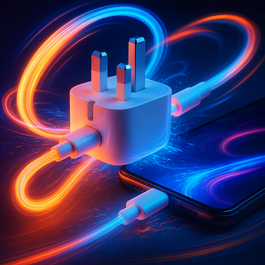 Apple Charging Adapter Eco-Friendly 3-Pin USB  - Sustainable Power