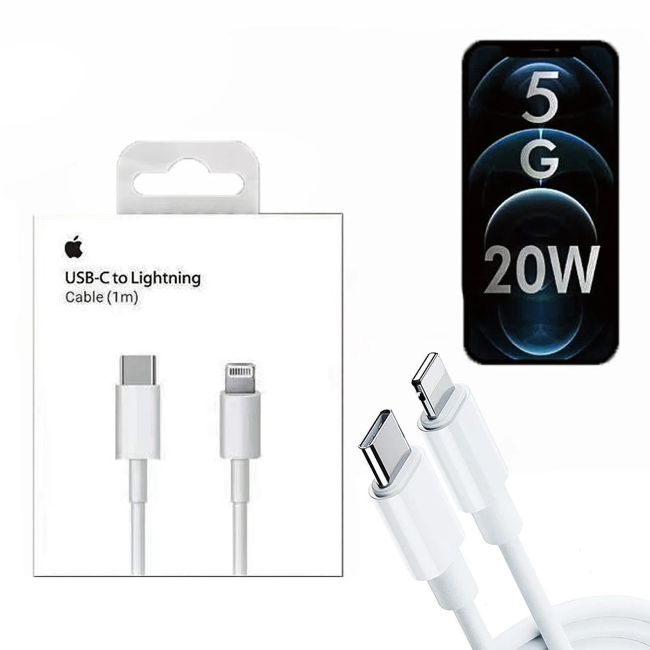 Apple USB-C to Lightning Fast Charging Cable 1m - 20W