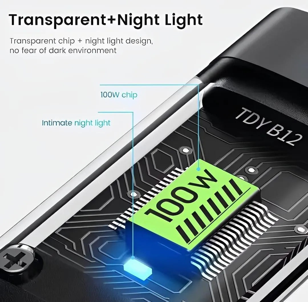 3-in-1 Multi Charging Cable - Lightning/Type-C/Micro USB Universal Charger