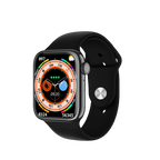 Advanced Fitness Smartwatch with Activity Rings - Black Sport Band