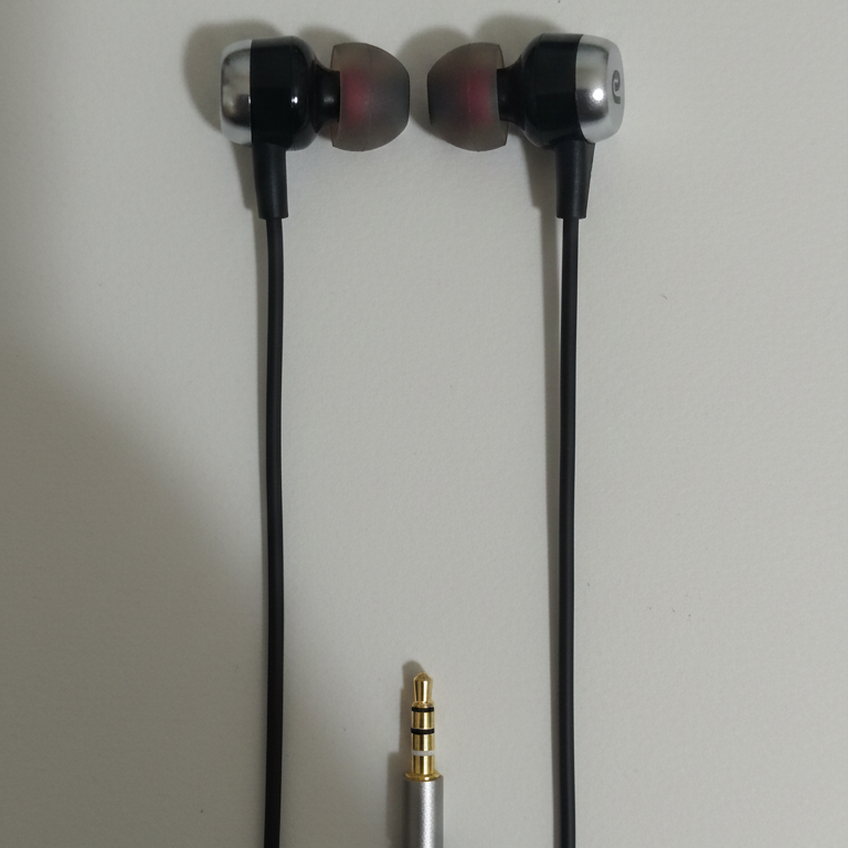 Esorex M-40 Extra Bass Earphones - Super Bass with Mic Black