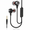 Esorex M-40 Extra Bass Earphones - Super Bass with Mic Black