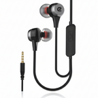 Esorex M-40 Extra Bass Earphones - Super Bass with Mic Black