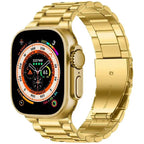 GD9 Ultra Smartwatch Golden Edition - 49mm with Premium Steel & Ocean Bands